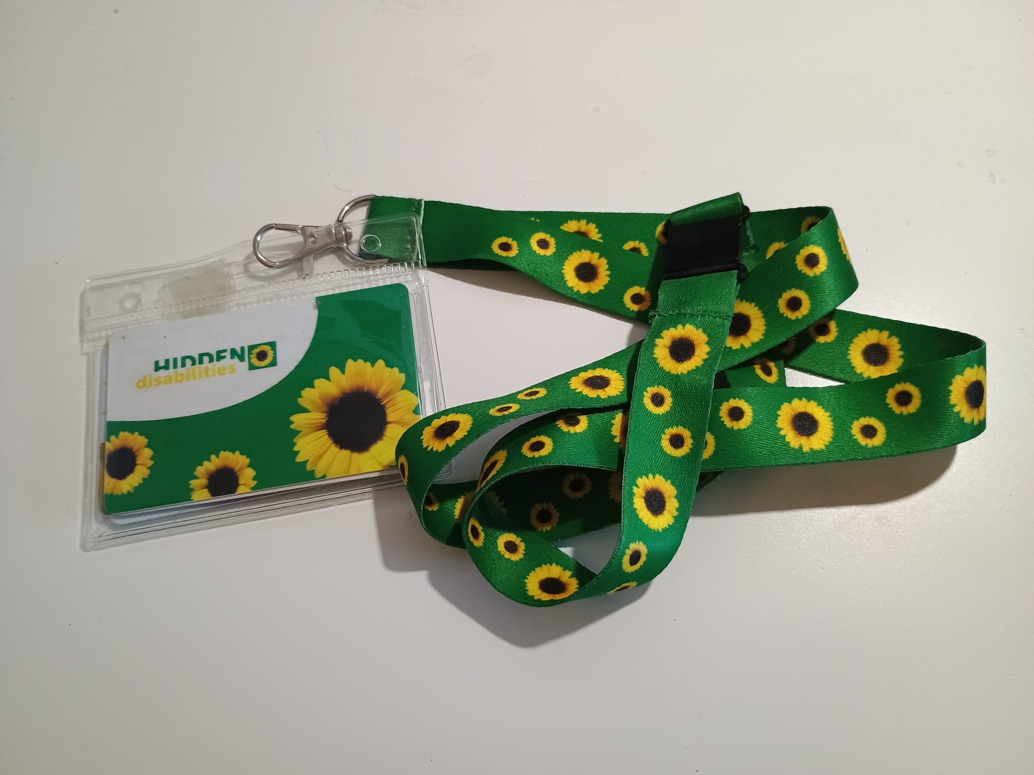 A Sunflower Scheme lanyard