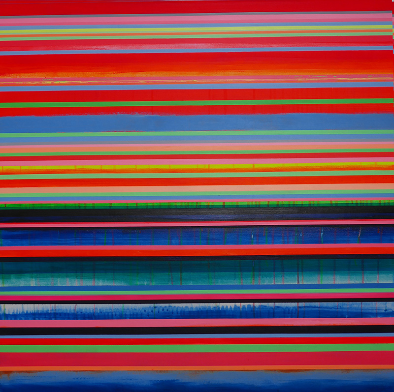 Colin Drysdale, line painting