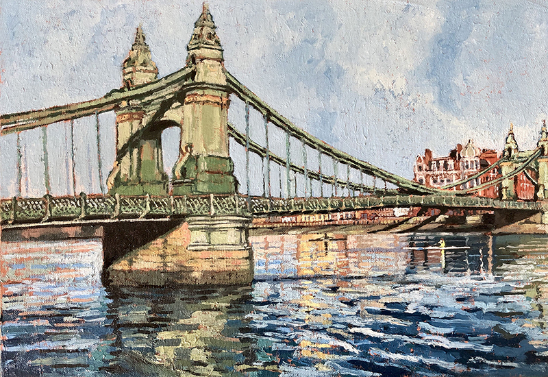 Hammersmith Bridge and Digby Mansions by © Nathaniel Fowles Hammersmith Bridge and Digby Mansions by © Nathaniel Fowles