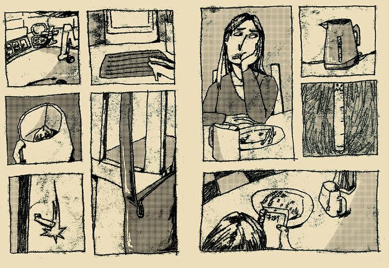 Waiting, Leo Ioviero, V&A Illustration Awards