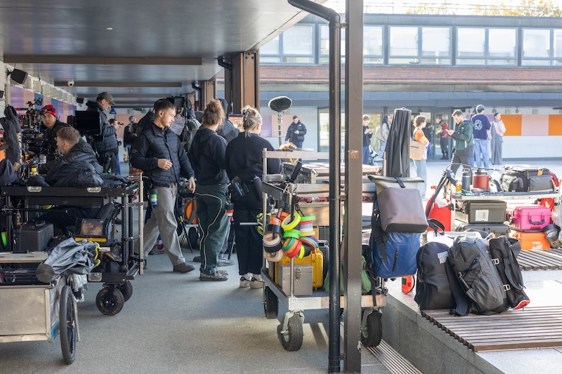 Heartstopper Season 3, behind-the-scenes filming at UCA Heartstopper Season 3, behind-the-scenes filming at UCA