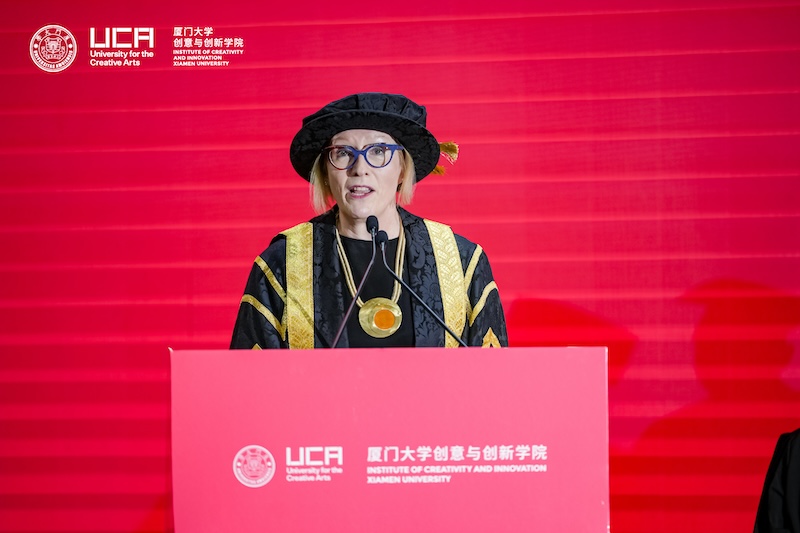 UCA President & Vice-Chancellor Prof. Jane Roscoe at UCA and ICI graduation UCA President & Vice-Chancellor Prof. Jane Roscoe at UCA and ICI graduation