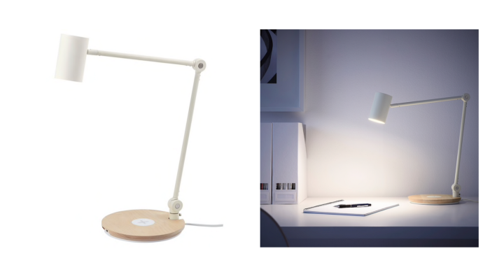IKEA sells a stylish desk lamp with wireless phone charging for extra space saving IKEA sells a stylish desk lamp with wireless phone charging for extra space saving