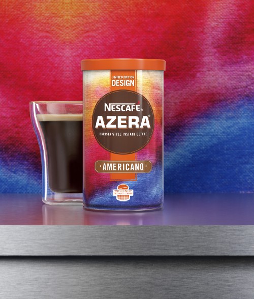 Craig’s design for Nescafe Azera coffee tins Craig’s design for Nescafe Azera coffee tins
