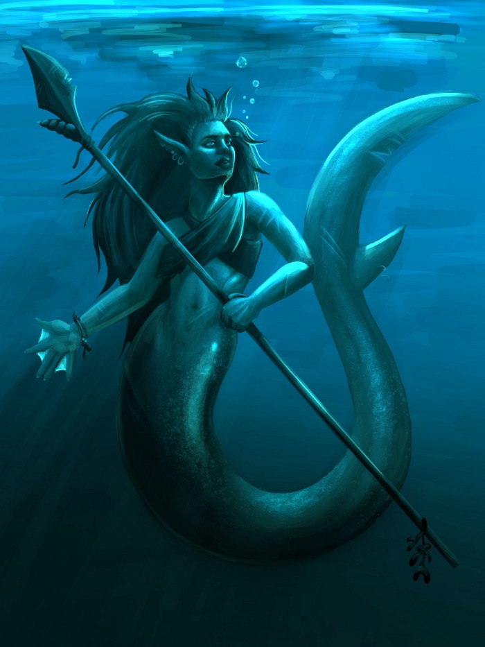 One of Nicole’s mermaid designs One of Nicole’s mermaid designs